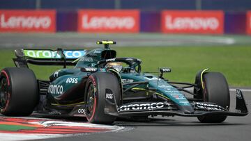 Fernando Alonso (Aston Martin AMR24). Ciudad de México, México. F1 2024.