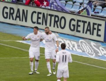 James uno de los más destacados en la victoria sobre el Getafe 