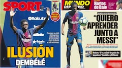 Dembélé levanta el ánimo de un barcelonismo expectante