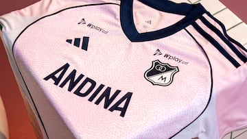 Millonarios y Adidas lanzaron la tercera equipación de los Embajadores para esta temporada. Es de color rosado y tiene un valor de $299.950.