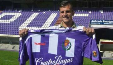 Diego Rubio fue titular en el Sudamericano, pero no fue al Mundial por una lesión. Partió muy joven al Sporting y después de pasar por clubes de Rumania y Noruega, regresó al Sporting. Hoy, quedó libre después de un magro paso por Valladolid de España.