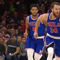 Embiid (26) y Sergio (8+8+11) brillan en la fiesta de los Sixers