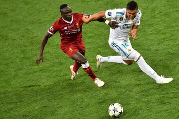 Casemiro y Mané, en la final de Kiev.