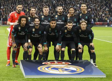 Equipo del Real Madrid.