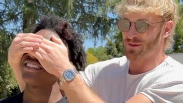 Logan Paul da regalo a IShowSpeed después de aparecer en Wrestlemania