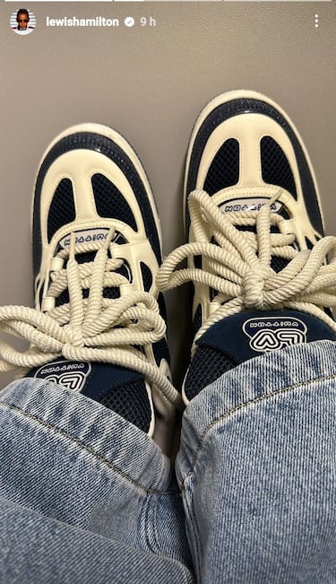 Las lujosas zapatillas de Lewis Hamilton que no estn en el mercado