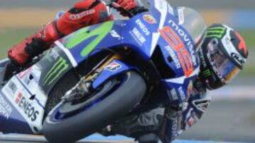 EN RACHA. Lorenzo, en una de las últimas carreras.