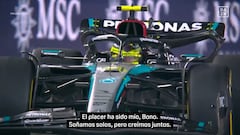 One minute that moves everyone: Hamilton bids farewell to Mercedes with an emotional message