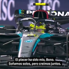 One minute that moves everyone: Hamilton bids farewell to Mercedes with an emotional message
