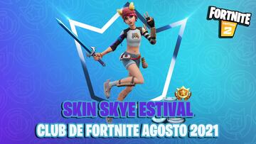 Así es el skin Skye Estival del Club de Fortnite de agosto 2021