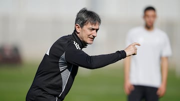 Pacheta en un entrenamiento.