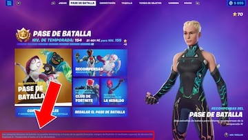 Seg&uacute;n el propio juego, la Temporada 4 de Fortnite Cap&iacute;tulo 3 terminar&aacute; el 2 de diciembre de 2022