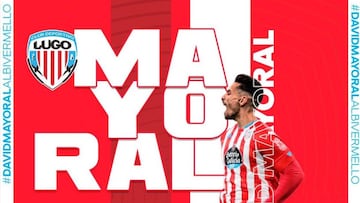 David Mayoral es presentado como nuevo jugador del CD Lugo.