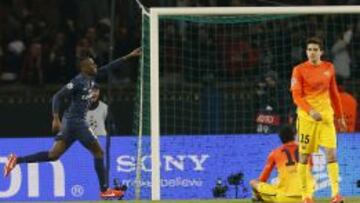 Bartra, desolado tras el empate de Matuidi.