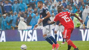 Mat&iacute;as De Los Santos como 5 de Millonarios ante el Am&eacute;rica de Cali 