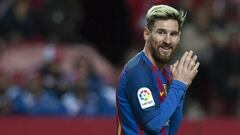 Barcelona vence al Sevilla con goles de Messi y Luis Suárez