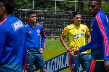 La Selección Colombia entrena en Bogotá pensando en el amistoso del domingo contra Perú.