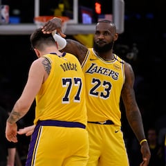 Celebs out in force as Doncic and Lebron bring back Lakers magic