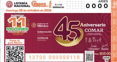 Resultados Zodiaco Especial 1724 hoy: ganadores y premios revelados este 26 de octubre del 2025
