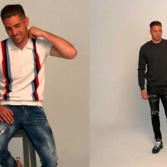 Luca Zidane debuta como modelo en su primera sesión