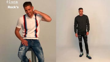 Luca Zidane debuta como modelo en su primera sesi&oacute;n