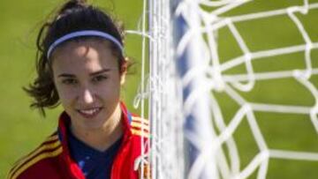 Nahikari García, delantera de la Sub-19 y de la Real Sociedad.