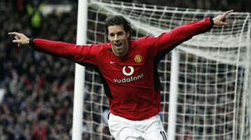 Van Nistelrooy anotó 60 goles en 81 partidos. Jugó la Champions con PSV, Manchester United y Real Madrid.