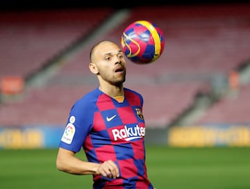 Presentaci¨®n de Martin Braithwaite con el Barcelona