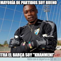 Málaga 2-0 Barcelona: los memes de la expulsión de Neymar