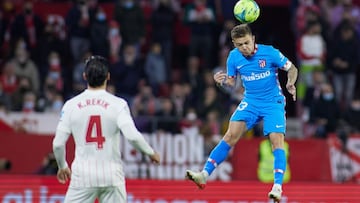 Trippier, en el Sevilla-Atlético.