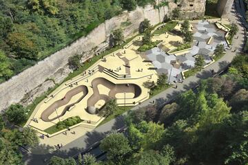 12 años y 2 millones de euros costó construir este skatepark