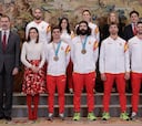 Los Reyes reciben a los olímpicos españoles de Pyeongchang