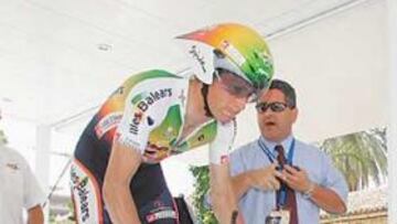 <b>TRICAMPEÓN. </b>Iván Gutiérrez volvió a dominar la contrarreloj.