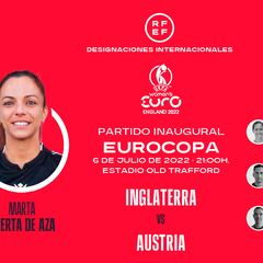 ¡Una árbitro española abrirá la Eurocopa!