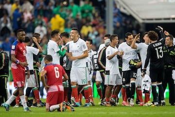 El festejo de México tras conseguir el pase al Mundial