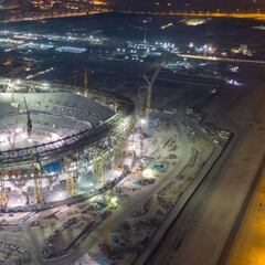 Los rasgos del estadio Lusail comienzan a ser claros
