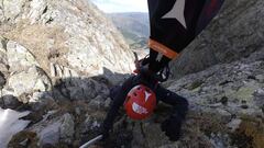 Aymar Navarro escalando las monta&ntilde;as de la Val d&#039;Aran.