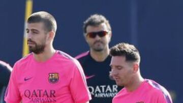 Los 5 mensajes de Luis Enrique a Messi en la rueda de prensa