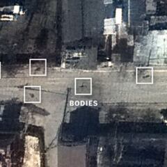 Imágenes satelitales revelan que los cadáveres llevaban semanas en Bucha, según NY Times