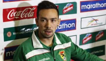 Damián Lizio juega en la selección boliviana y entre el 2014 y 2015 estuvo en O'Higgins de Rancagua.