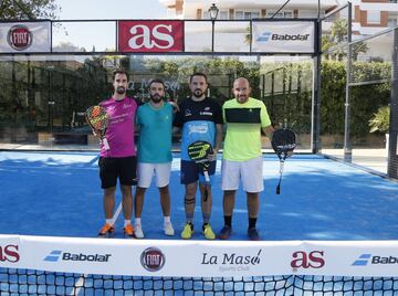 Ángel González, Raico Marcos, Santiago San José y Jose Luis Cabal.