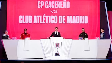 Sorteo de la Copa del Rey, con el Atlético en dieciseisavos.