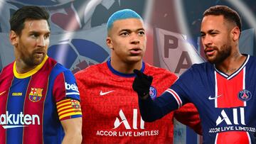 El PSG mete miedo: Neymar, Mbappé, Messi...