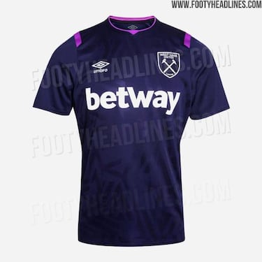 Se filtró el tercer kit del West Ham para la temporada 2019-20