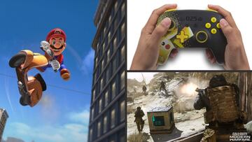 Nintendo Switch, PlayStation o Xbox: controles y juegos top ventas en Amazon