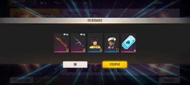 Free Fire: consigue gratis 10 códigos exclusivos con recompensas (armas, personajes, diamantes…)