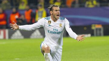 Bale, ante el Dortmund.