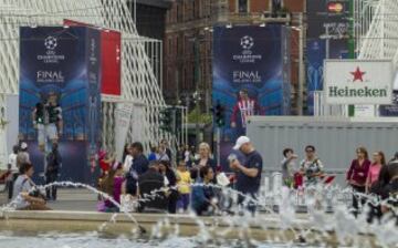 Champions League fever growing in the city of Milan