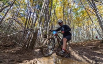 El impresionante paisaje en que se vivió la carrera de MTB