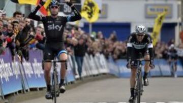 Ian Stannard, ganador de la Het Nieuwsblad 2015.